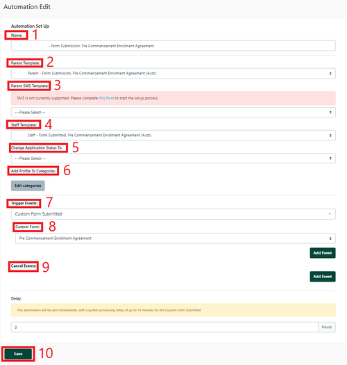 Automation criteria Dec 2024