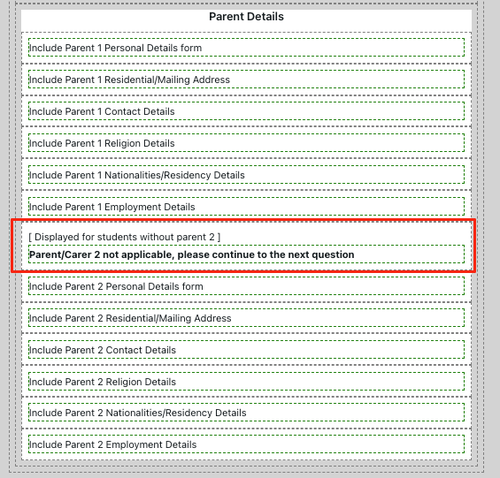 Custom Form signature selection