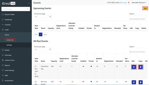 Event - create edit copy Jan 26