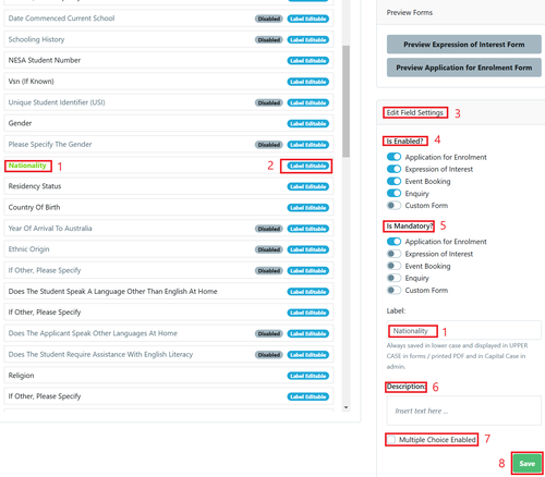 Form Field- example for edit dec 2024