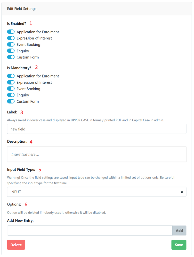 Form Field Options 2025-09-25