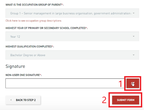 Split signature Custom Form - 2nd signature completed