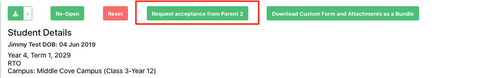 split parent details